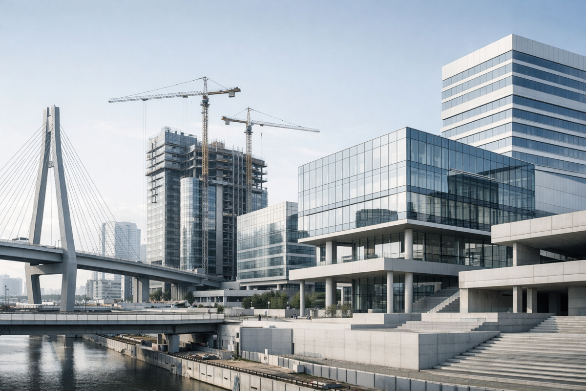 Entreprises du BTP qui réussissent et développent des projets de construction modernes