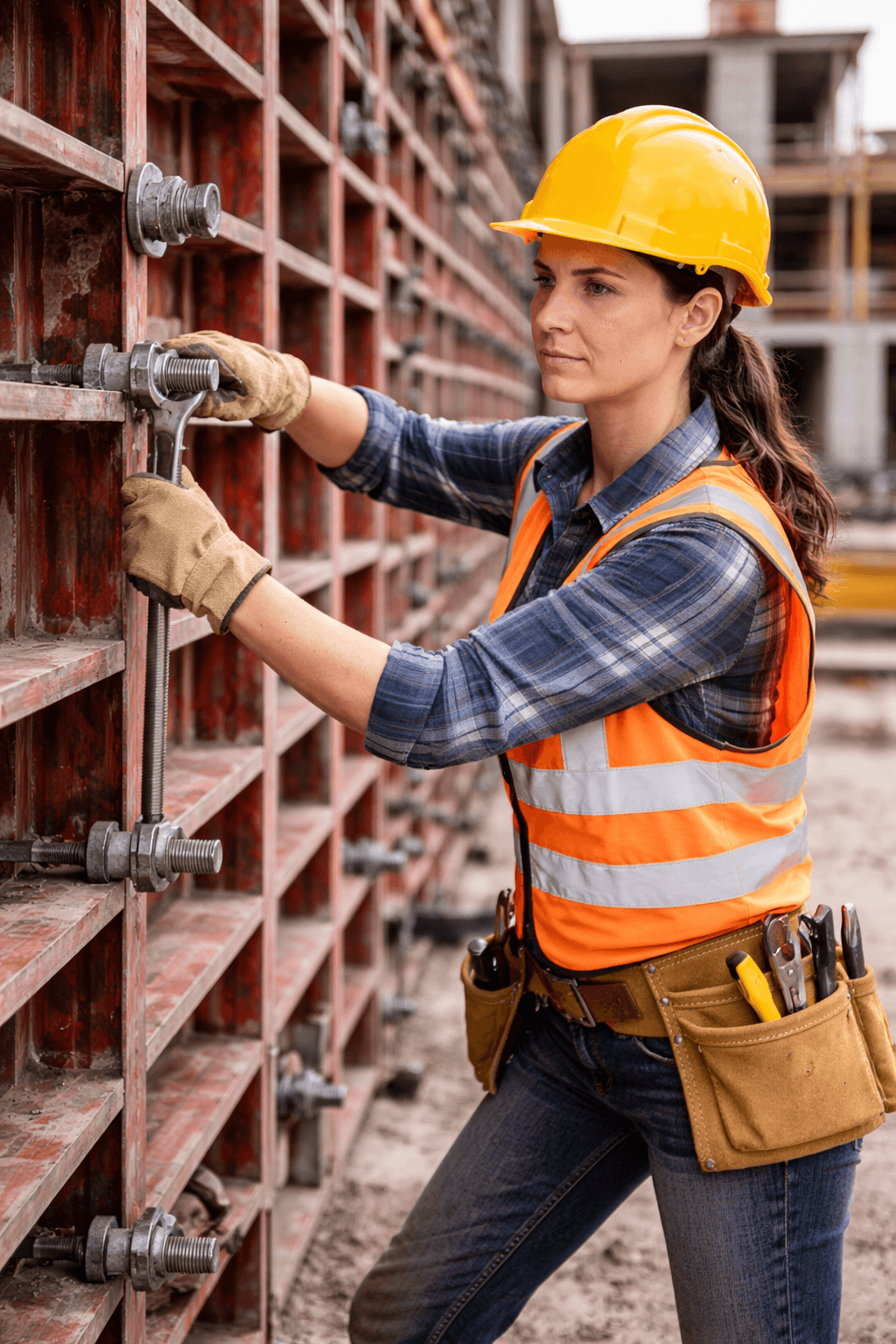 coffreur bancheur chantier béton armé coffrage banches