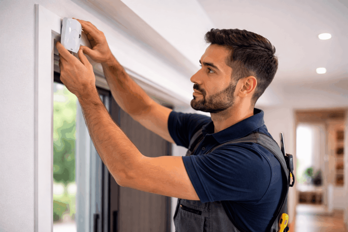 Installateur alarme, métier du BTP