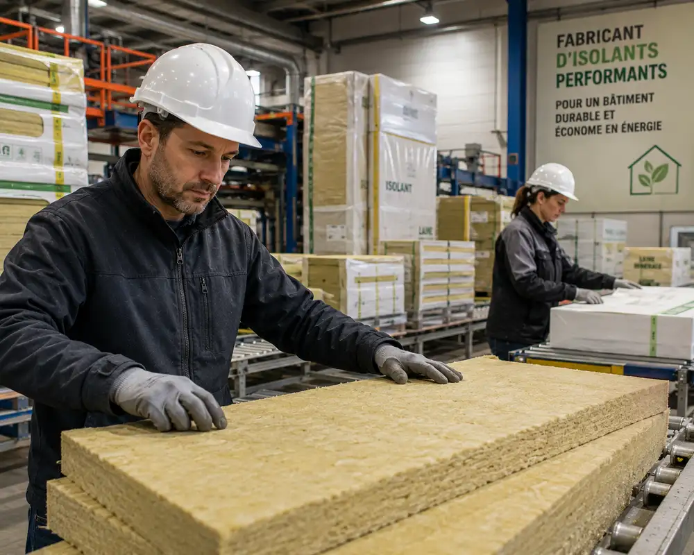 Fabricant isolants, métier du BTP
