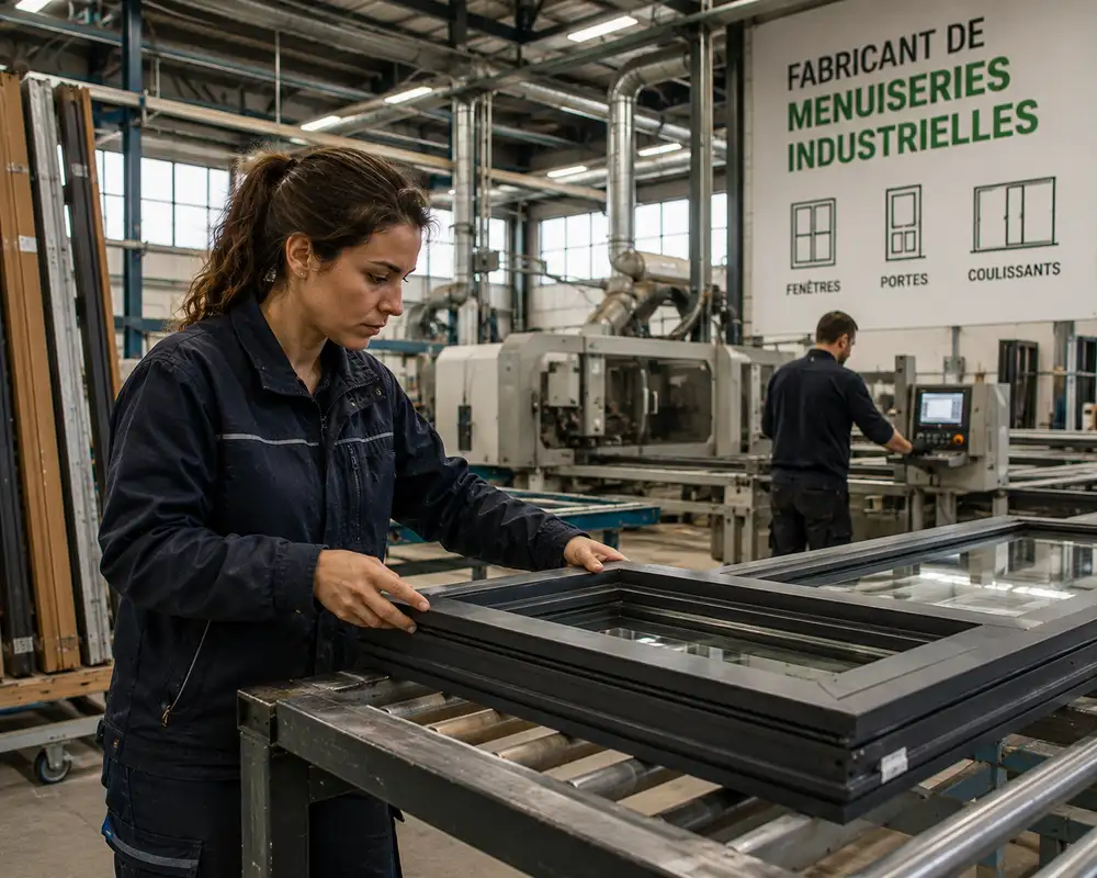 Fabricant menuiserie industrielle, métier du BTP