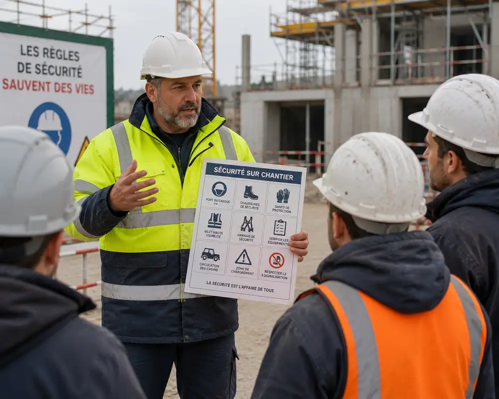 Formateur sécurité chantier, métier du BTP