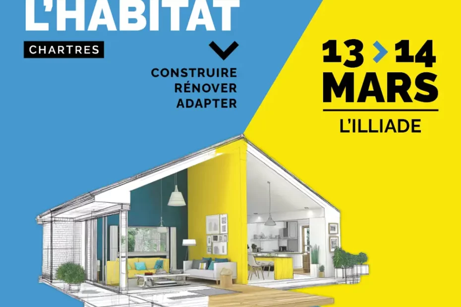 Affiche du Salon de l’Habitat, les 13 et 14 mars
